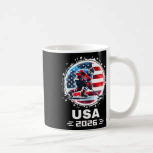 Usa 2026 Hockey Shirt Voor Mannen Vrouwen Kinderen Koffiemok