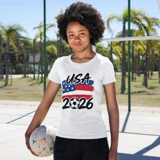 USA 2026 Soccer Design T-shirt
