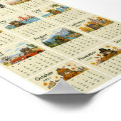 USA 2027 kalender Poster (Hoek)