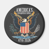 USA 250 - 1776-2026 - Eagle wapenschild Magneet (Voorkant)