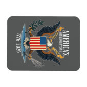 USA 250 - 1776-2026 -  Eagle wapenschild Magneet (Horizontaal)