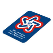 USA 250 - 1776-2026  Star Design Magneet (Linkerzijde)