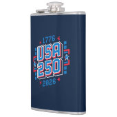 USA 250 – 1776 tot 2026 Pixel Art Heupfles (Links)