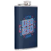 USA 250 – 1776 tot 2026 Pixel Art Heupfles (Rechts)
