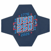 USA 250 – 1776 tot 2026 Pixel Art Voetbal (Enkel)