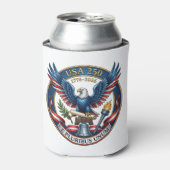 USA 250 Adelaar Blikjeskoeler (Blikje Voorkant)