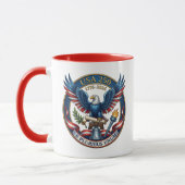 USA 250 Adelaar gepersonaliseerd Mok (Links)