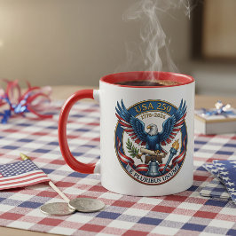 USA 250 Adelaar gepersonaliseerd Mok