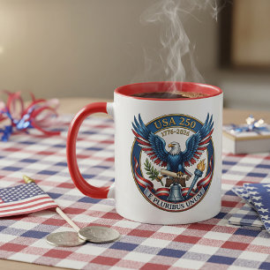 USA 250 Adelaar gepersonaliseerd Mok