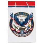USA 250 Adelaar Medium Cadeauzakje (Voorkant)