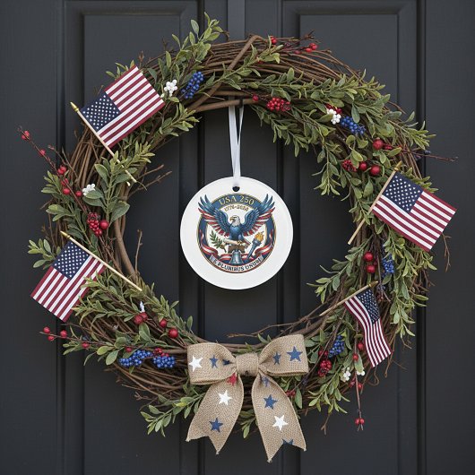 USA 250 Adelaar Ornament