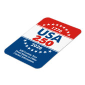 USA 250 - America's Birthday Classic - 1776-2026 Magneet (Linkerzijde)