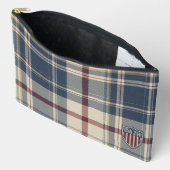 USA 250 Amerikaanse geruite schild motief ID1301 Etui (Open)