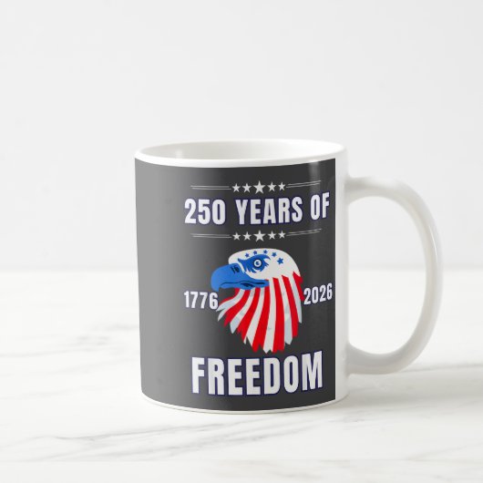 Usa 250 Anniversary Eagle 1776 To 2026 Patriotic A Koffiemok (Rechts)