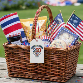 USA 250 celebration Cadeaulabel