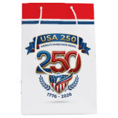 USA 250 celebration Medium Cadeauzakje (Voorkant)