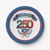 USA 250 celebration Papieren Bordje (Voorkant)