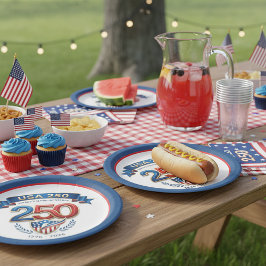USA 250 celebration Papieren Bordje