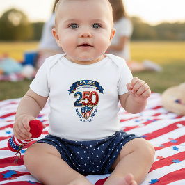 USA 250 celebration Romper
