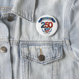 USA 250 celebration Ronde Button 5,7 Cm