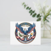 USA 250 Eagle Briefkaart (Staand voorkant)