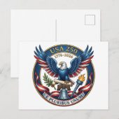 USA 250 Eagle Briefkaart (Voorkant / Achterkant)