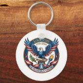 USA 250 Eagle herdenkingsmunt Sleutelhanger (Voorkant)
