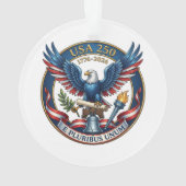 USA 250 Eagle Ornament (achterkant)