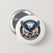 USA 250 Eagle Ronde Button 5,7 Cm (Voorkant /achterkant)