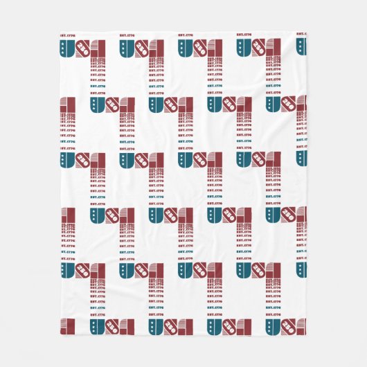 USA ★ 250 FLEECE DEKEN (Voorkant)