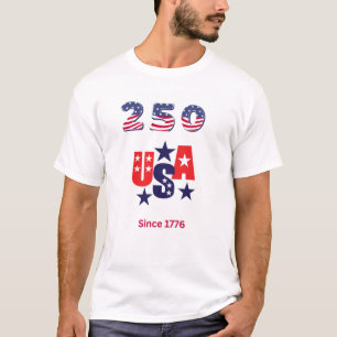 USA 250 jaar viering design t-shirt