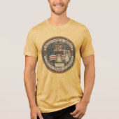 USA 250 jaar vrijheid ontwerp Tri-Blend Shirt (Voorkant)