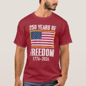USA 250 Jaar Vrijheid T-shirt (Voorkant)