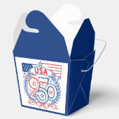 USA 250 Patriotic Anniversary Emblem Design Bedankdoosjes (Geopend)
