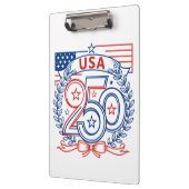 USA 250 Patriotic Anniversary Emblem Design Klembord (Links)