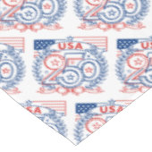 USA 250 Patriotic Anniversary Emblem Design Tafelkleed (Gekanteld)
