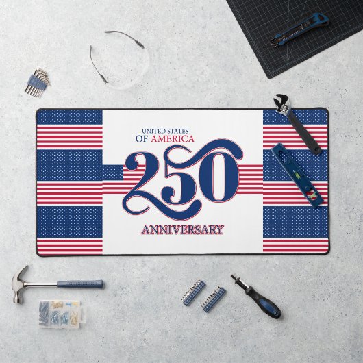 USA 250 Patriotic Desk Mat 