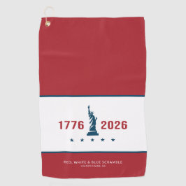 USA 250 Patriottisch 1776 2026 Vrijheid Aangepaste Golfhanddoek