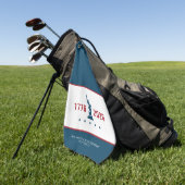 USA 250 Patriottisch 1776 2026 Vrijheid Aangepaste Golfhanddoek (Groen)