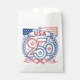 USA 250 Patriottisch Jubileum Embleem Ontwerp Bedankzakje