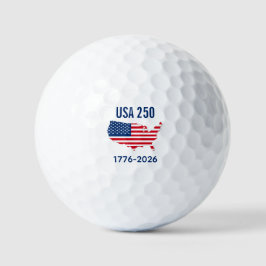 USA 250 Semi-quintcentennial Aandenken Golfballen