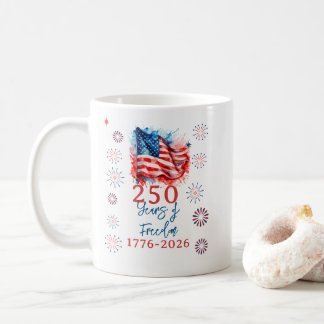 USA 250 Viering Patriottische Feest 4 juli  Koffiemok