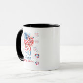 USA 250 Viering Patriottische Feest 4 juli Mok (Voorkant links)