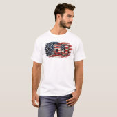 USA 250 Years-embleem T-shirt (Voorkant volledig)