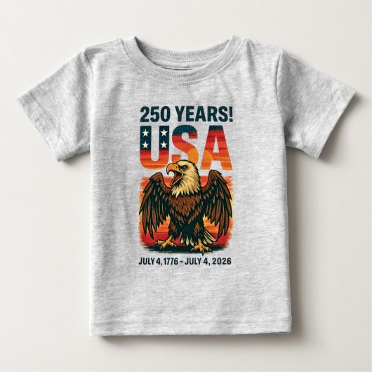 USA 250 Years – Patriotic Bald Eagle July 4th 2026 (Voorkant)