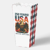 USA 250 Years – Patriotic Bald Eagle July 4th 2026 Bedankdoosjes (Achterkant)