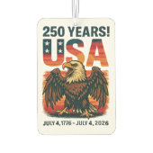 USA 250 Years – Patriotic Bald Eagle July 4th 2026 Luchtverfrisser (Achterkant)