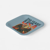 USA 250 Years – Patriotic Bald Eagle July 4th 2026 Papieren Bordje (Gebogen)