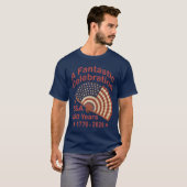 USA 250 Years Patriotic Fan Design – 1776-2026  T-shirt (Voorkant volledig)