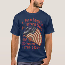 USA 250 Years Patriotic Fan Design – 1776-2026 